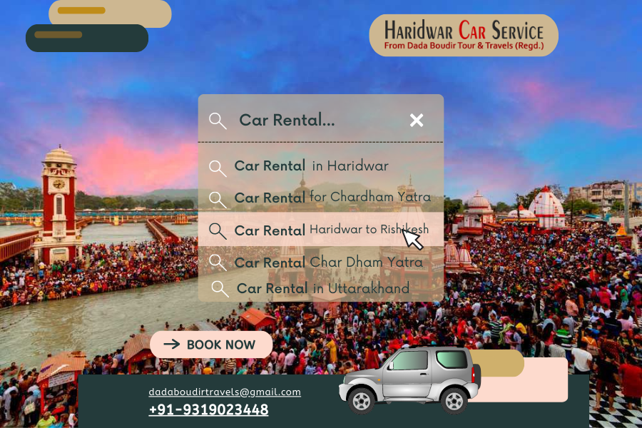 lowest Car Service from Haridwar to Rishikesh