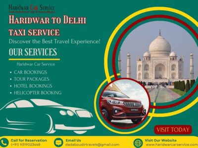Haridwar to Delhi taxi rental service