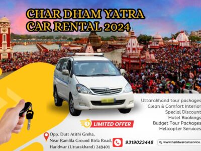 Char Dham Yatra Car Rental 2024