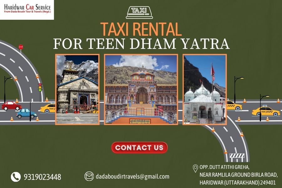Taxi for Teendham Yatra